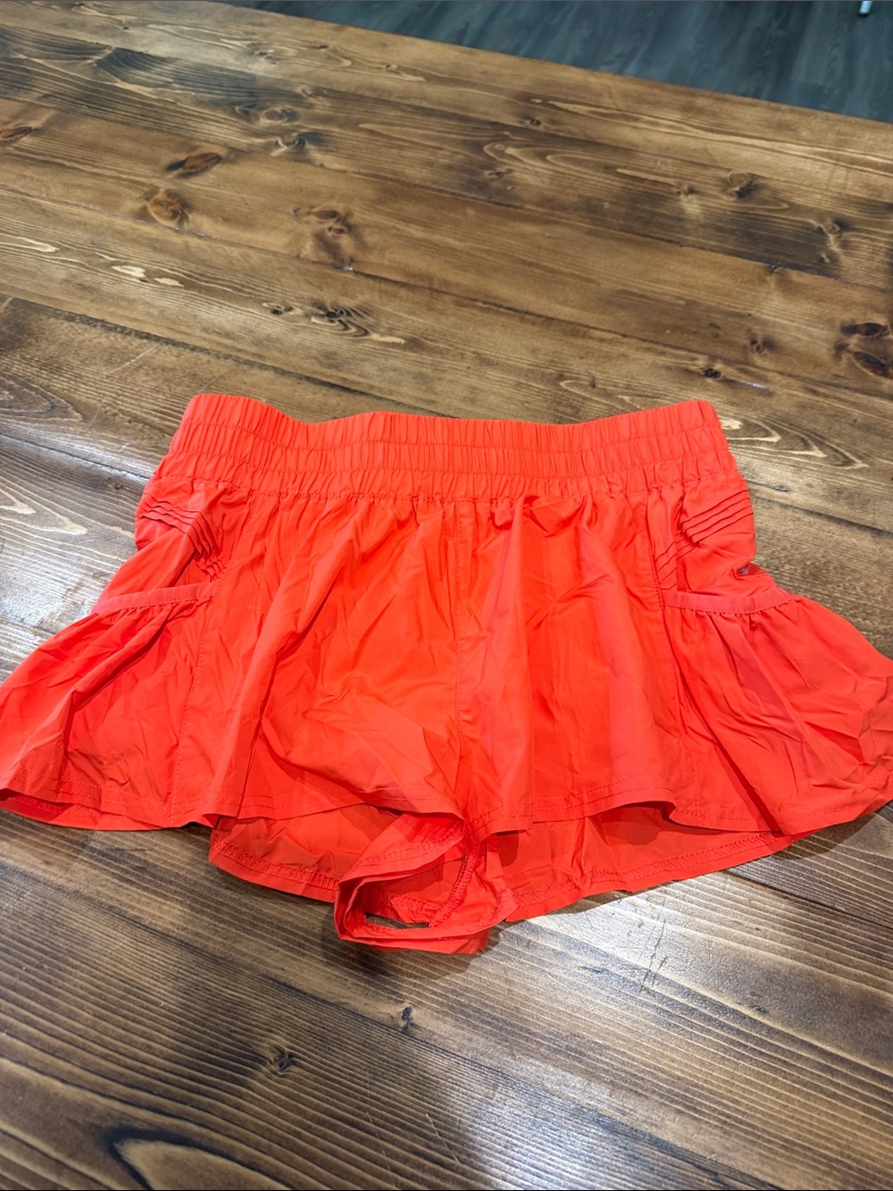 Get your flirt on Free People orange shirts